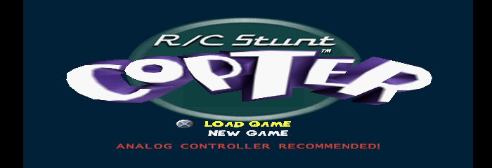 RC Stunt Copter Title Screen